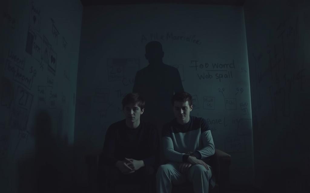 A Dimly Lit Room, Walls Adorned With Disapproving Glares And Hushed Whispers. In The Center, A Young Couple Sit Uncomfortably, Their Faces Cast In Shadows, As They Bear The Weight Of Societal Stigma Surrounding Their Cousin Marriage. The Air Is Thick With Tension, A Palpable Sense Of Isolation And Judgment. Soft, Muted Tones Create An Atmosphere Of Unease, While A Single, Shadowy Figure In The Background Symbolizes The Looming Presence Of Societal Norms And Expectations. The Scene Evokes A Sense Of Vulnerability, Vulnerability In The Face Of A World That Seems Unwilling To Accept Their Unconventional Choice.